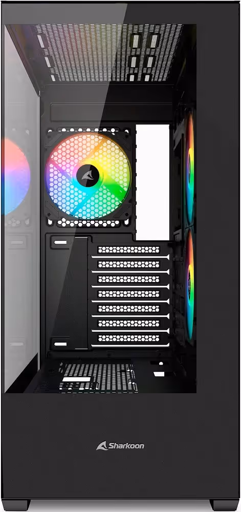 Sharkoon SK6 ARGB mATX RGB - vue 3