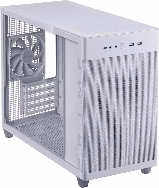 Asus Prime AP201 mITX White - vue 3