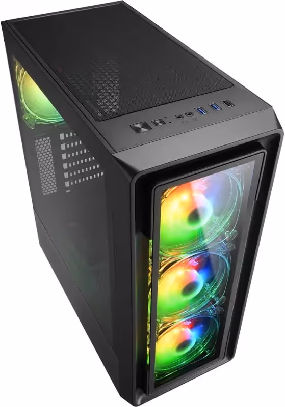 Sharkoon TK4 RGB mATX - vue 3
