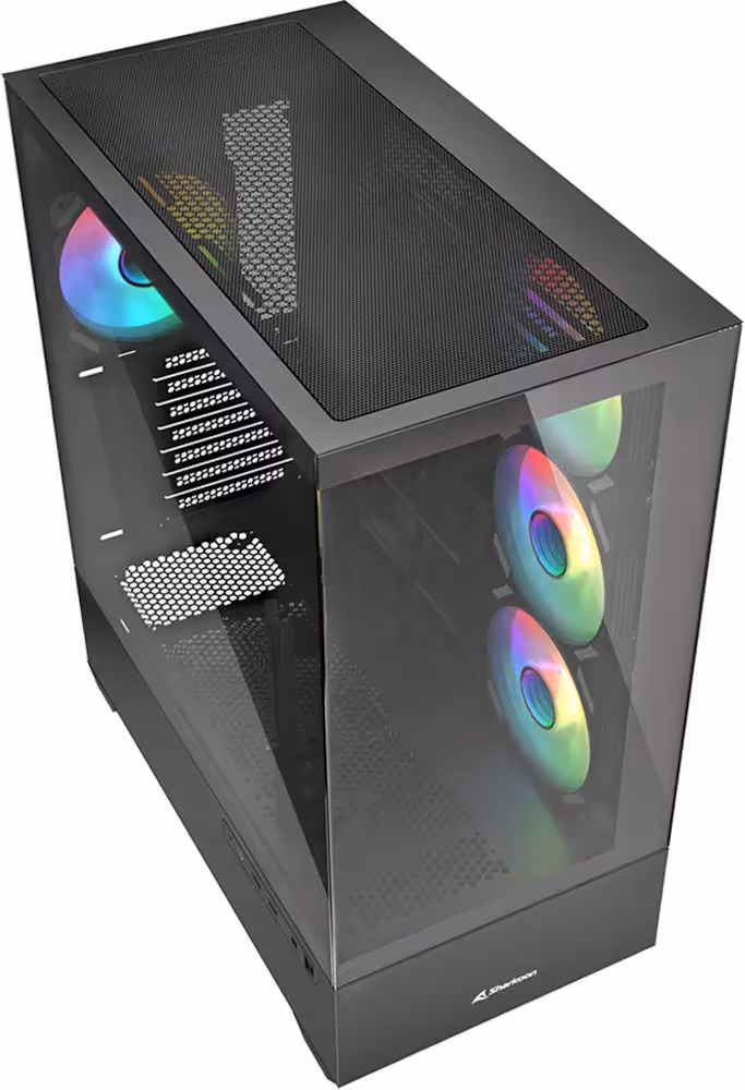 Sharkoon AK6 mATX RGB - vue 3