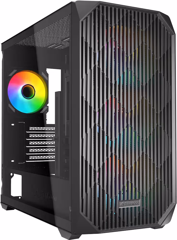 Sharkoon MK3 mATX RGB - vue 2