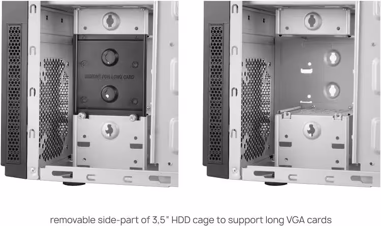 Chieftec HC-10B-OP mATX - vue 5