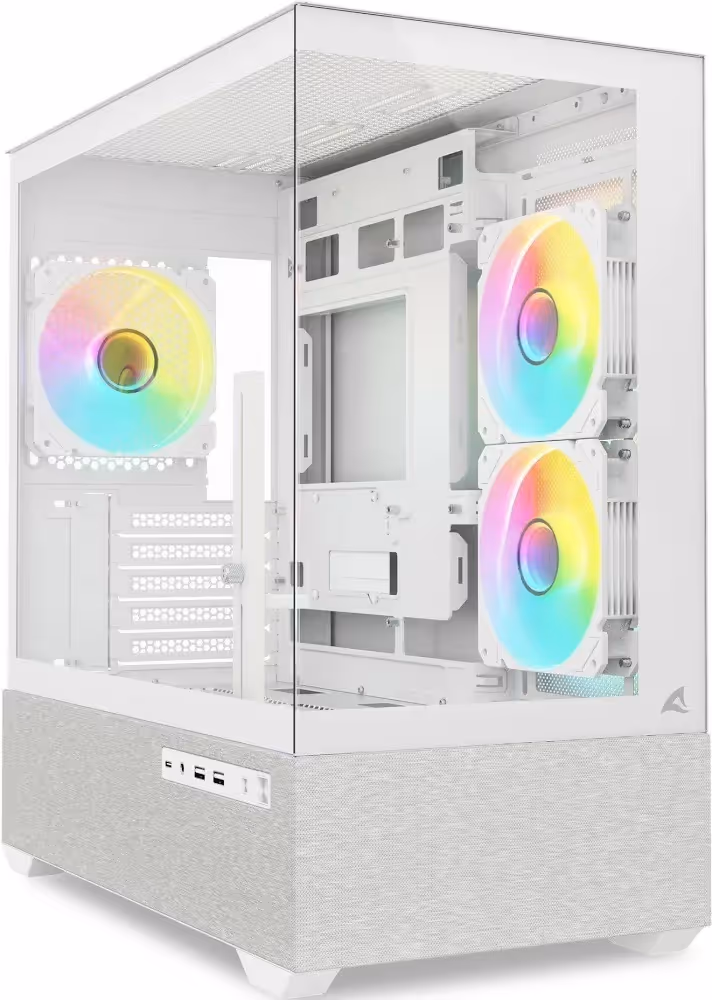 Sharkoon MK7 ARGB mATX RGB - vue 2