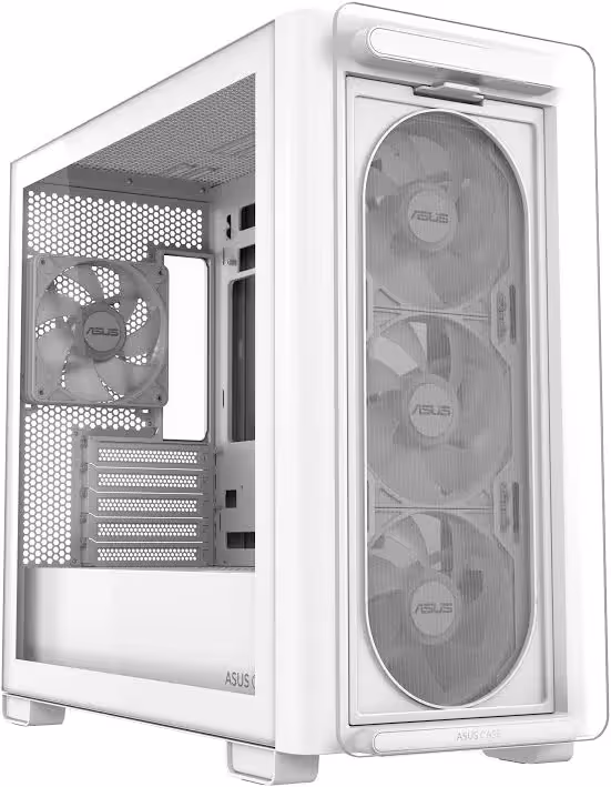 ASUS A23 PLUS TG ARGB White mATX - vue 5