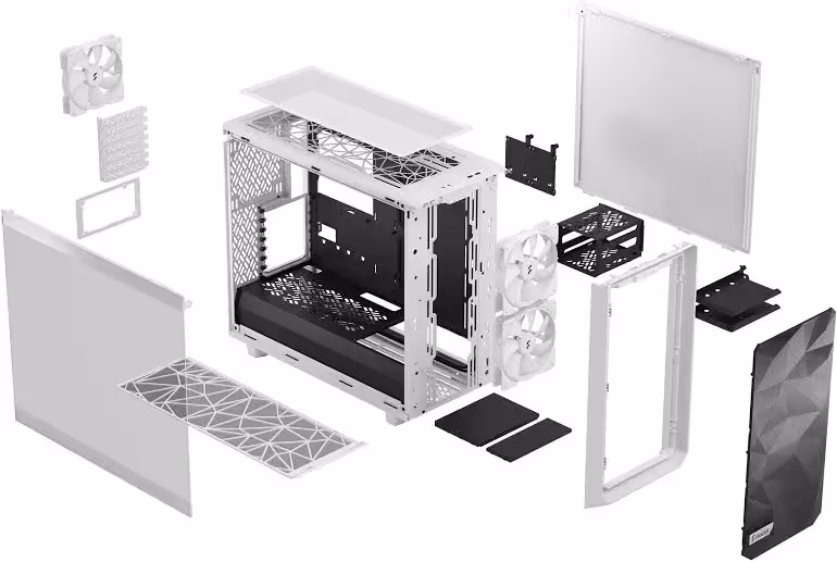 Fractal Design Meshify 2 Lite mATX - vue 3