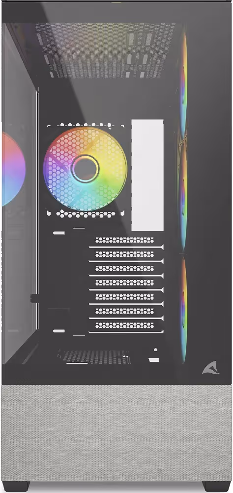 Sharkoon AK7 ARGB mATX RGB - vue 3