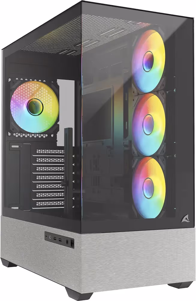 Sharkoon AK7 ARGB mATX RGB - vue 2