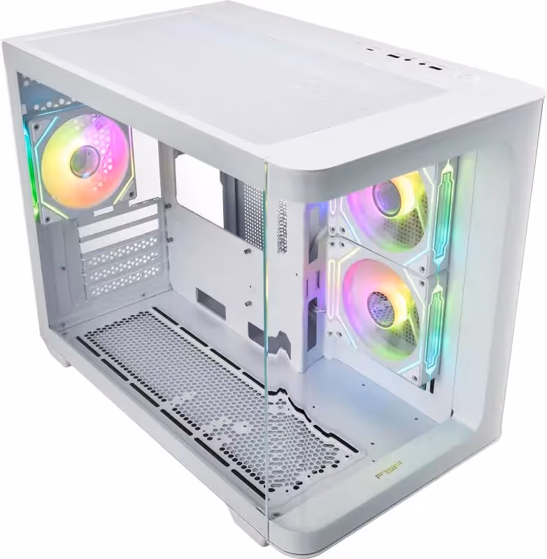 FSP S380-WA White mATX - vue 3