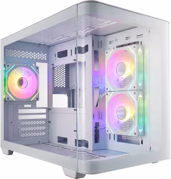 FSP S380-WA White mATX - vue 2