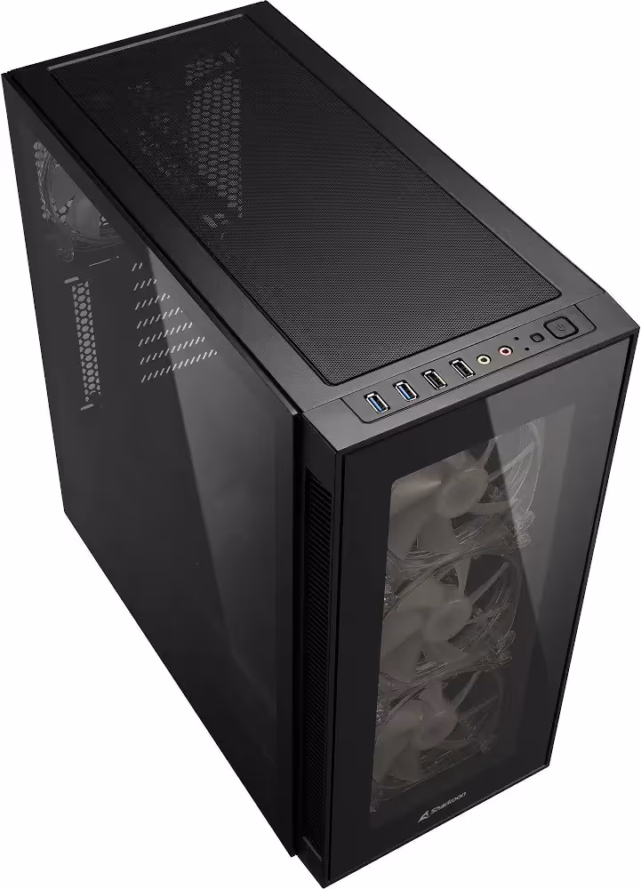 Sharkoon TG5 Pro RGB mATX - vue 3