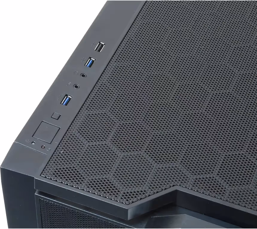 Chieftec CI-01B-OP mATX Black - vue 3