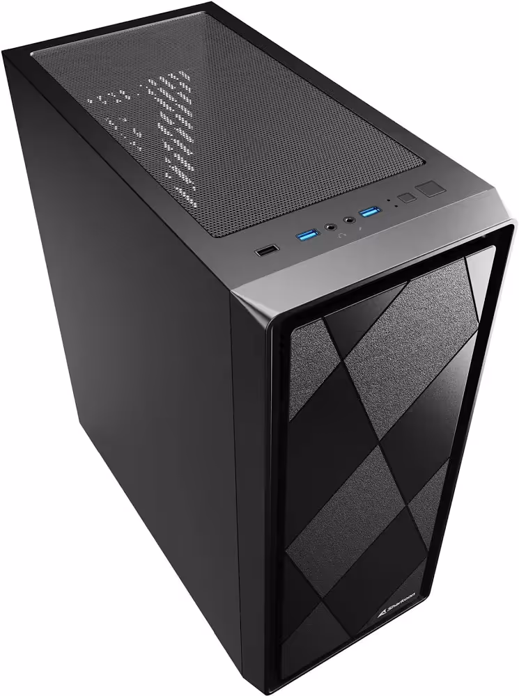 Sharkoon VS8 Black mATX - vue 3