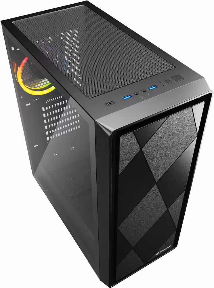 Sharkoon VS8 RGB mATX - vue 3