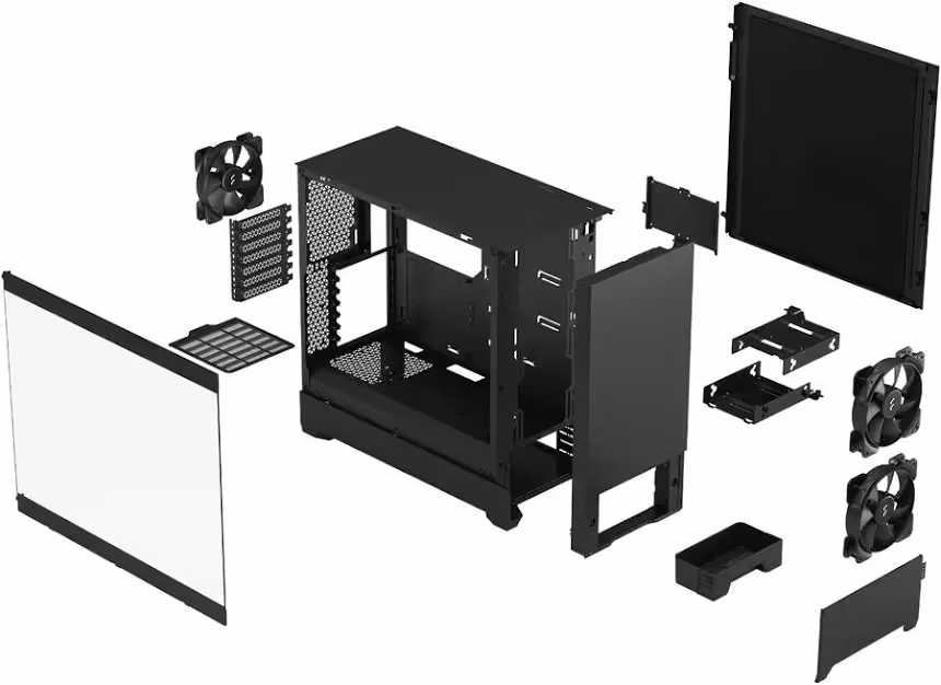 Fractal Design Pop Silent mATX - vue 3