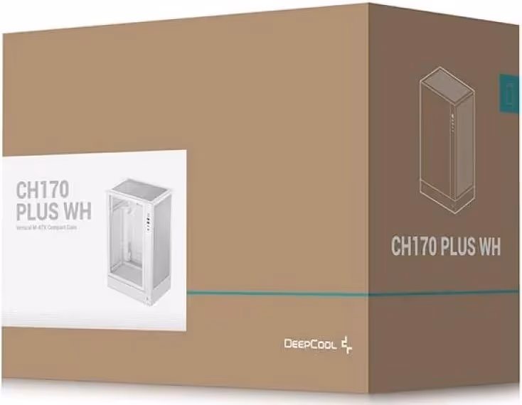 DeepCool CH170 Plus White mATX - vue 5