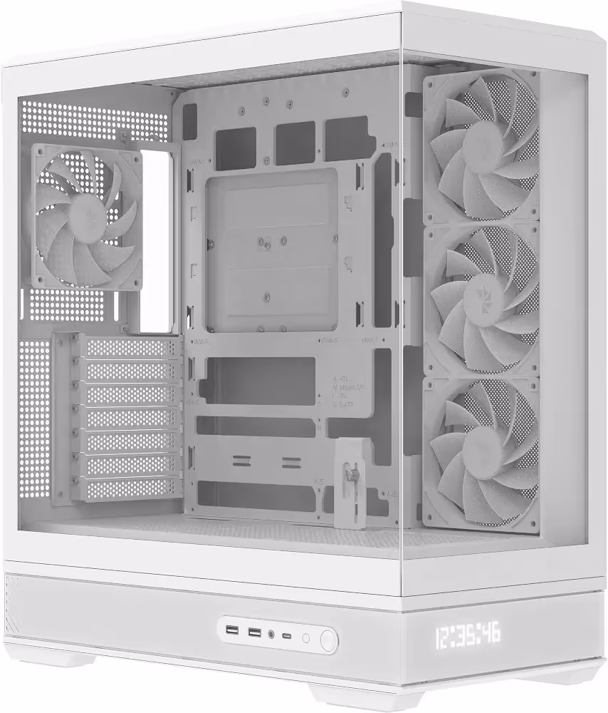 AeroCool P500B Digi-WT mATX - vue 4