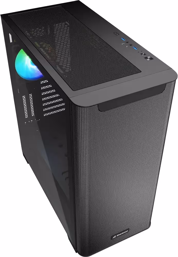 Sharkoon M30 mATX RGB - vue 3