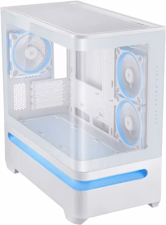 ASUS Prime AP202 ARGB mATX White - vue 2