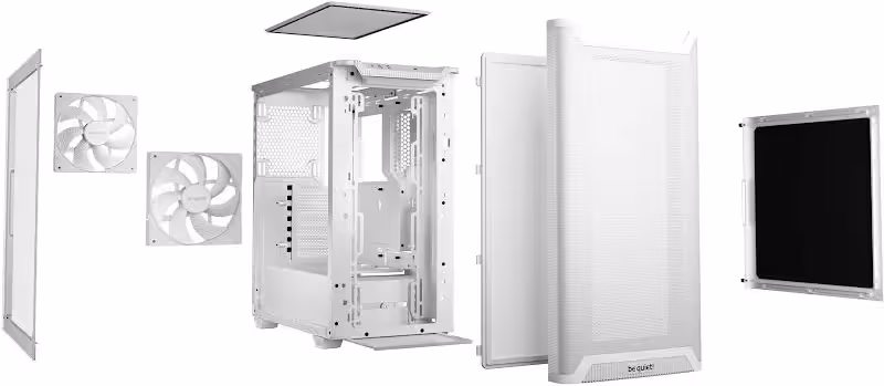 be quiet! Pure Base 501 Airflow mATX - vue 4
