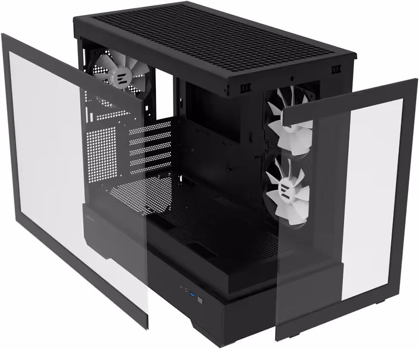 Zalman P30 Black V2 mATX - vue 2