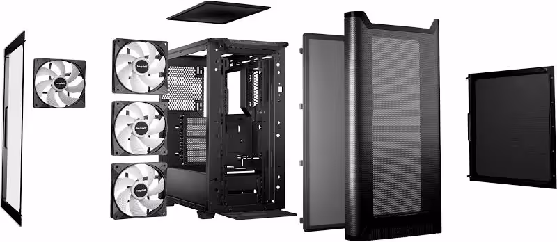 be quiet! Pure Base 501 LX ATX - vue 3