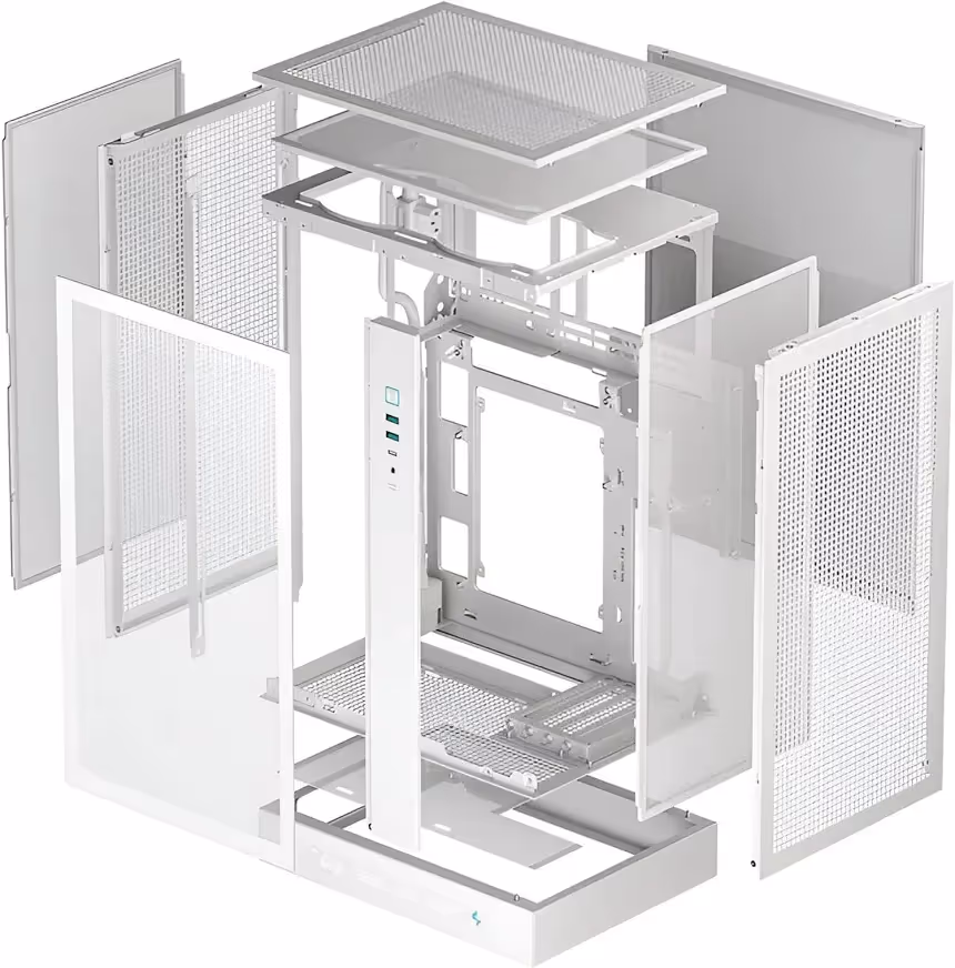 Deepcool CH270 Digital mATX White - vue 4