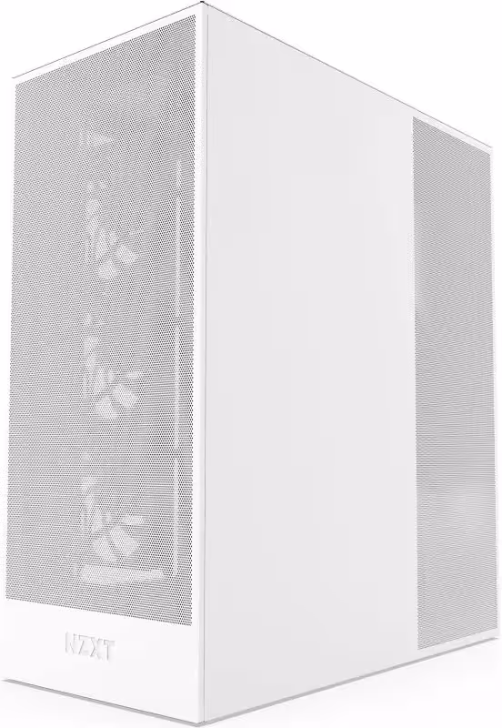 NZXT H7 Flow White E-ATX - vue 3
