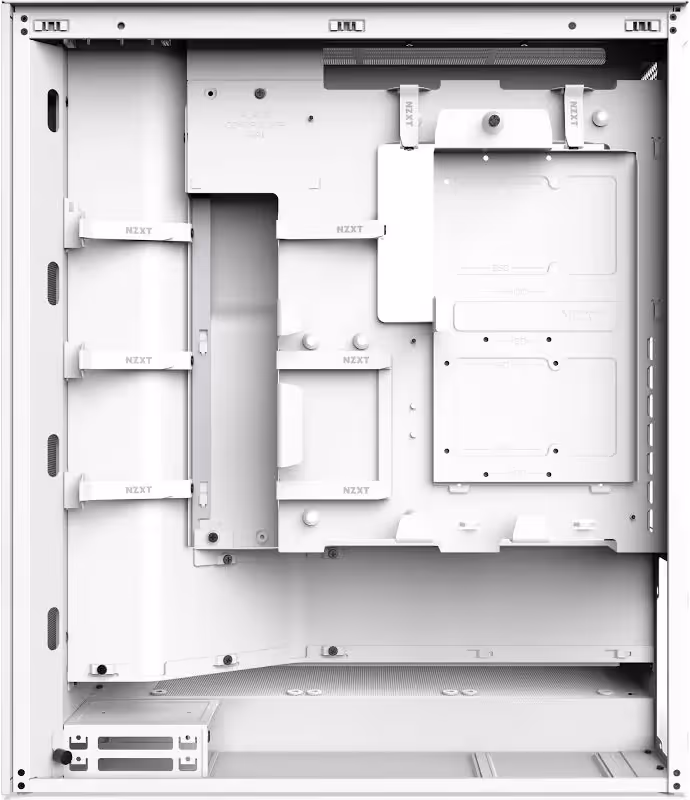 NZXT H7 Flow White E-ATX - vue 4