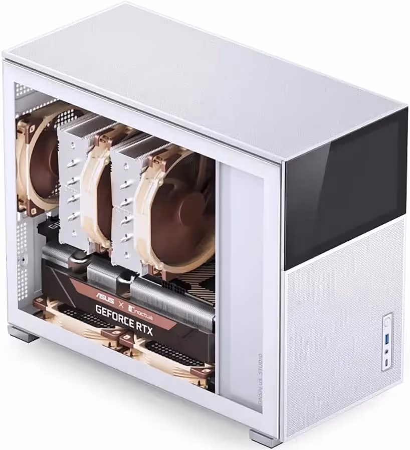 Jonsbo D31 Mesh mATX White - vue 4