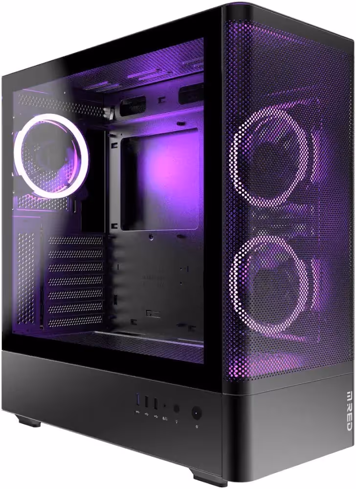 M.RED BlackBird ATX RGB - vue 4