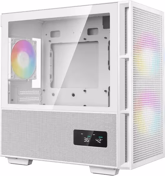 Deepcool CH360 Digital mATX White - vue 2