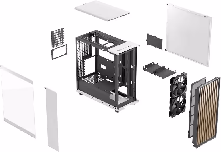 be quiet! Shadow Base 800 DX White ATX - vue 3