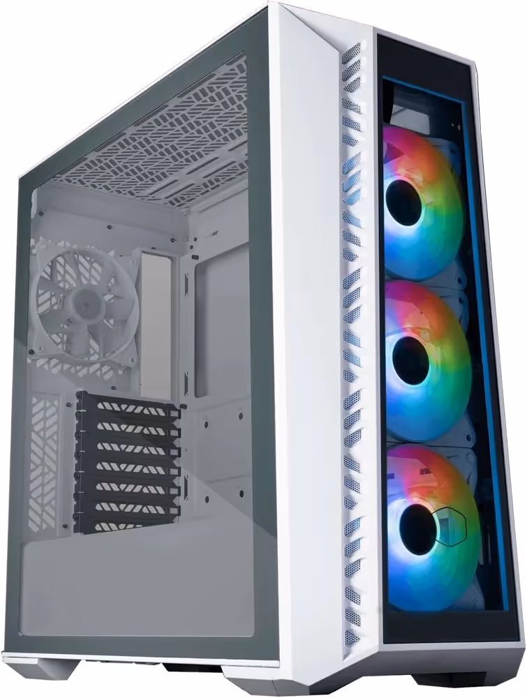 Cooler Master MasterBox MB520 TG ATX White - vue 2
