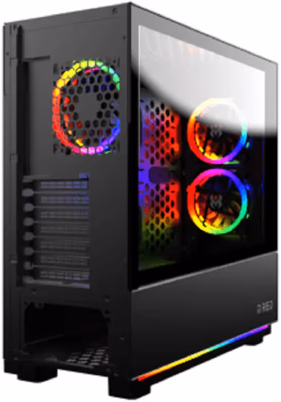 M.RED ELITE BLACK ATX RGB - vue 3