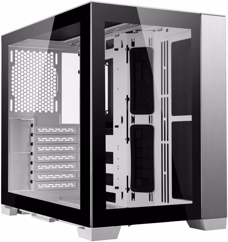 Lian Li O11 Dynamic Mini White mITX - vue 2