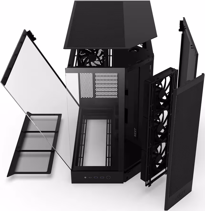 NZXT H9 Flow ATX - vue 3