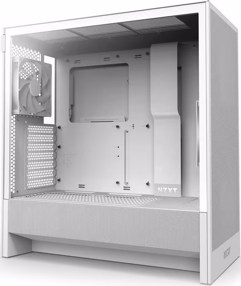 NZXT H5 Flow ATX White - vue 2