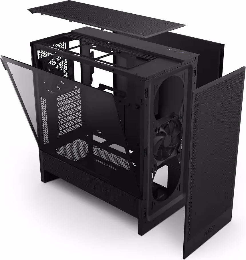 NZXT H5 Flow ATX - vue 3