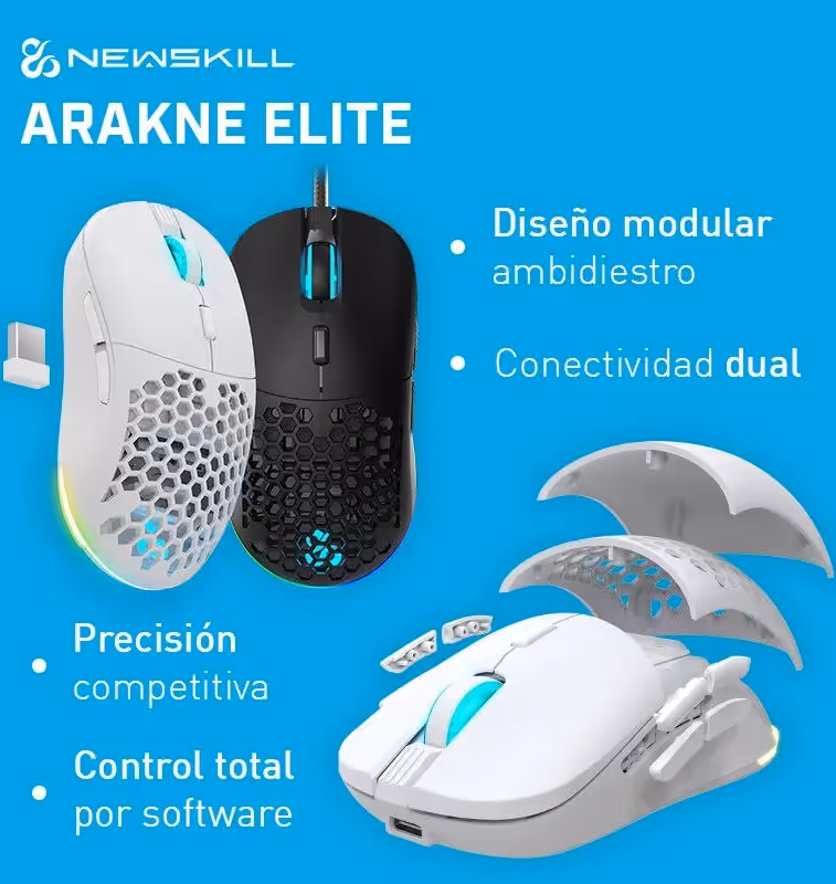 Newskill Arakne Elite Blanc - vue 4