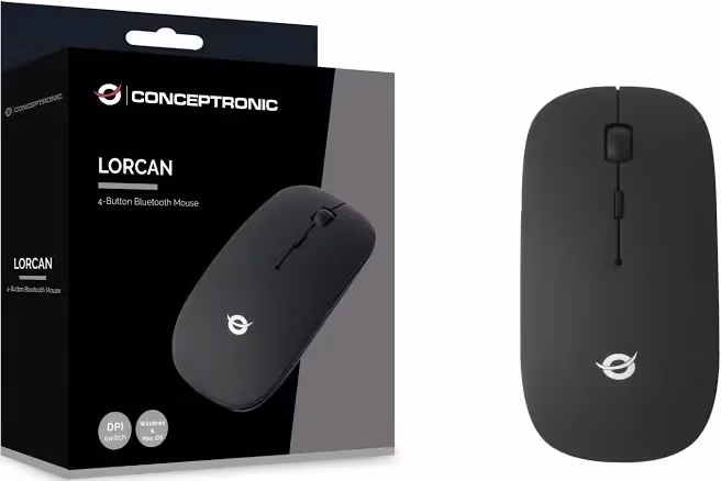 Conceptronic Lorcan01B Noir - vue 5