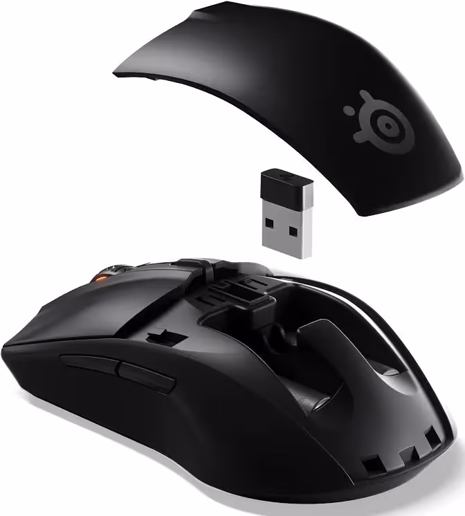SteelSeries Rival 3 Wireless Noir - vue 5
