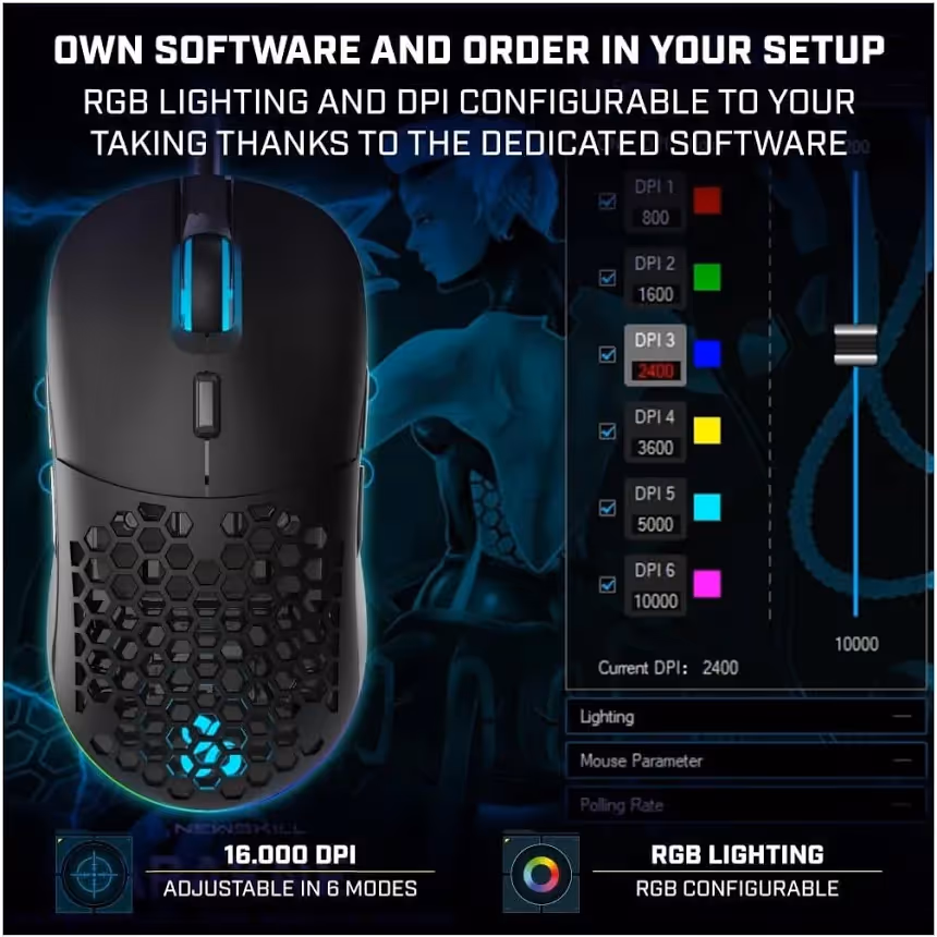 Newskill Arakne Tournament RGB - vue 5