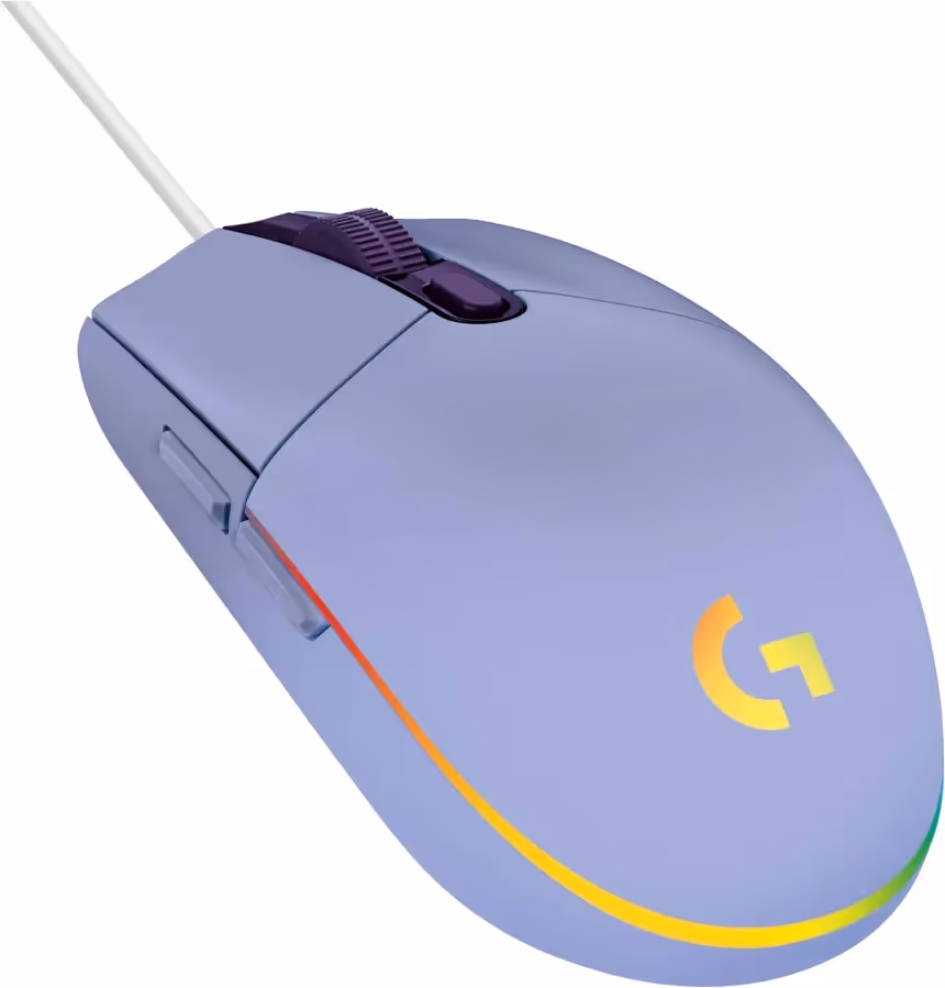 Logitech G G203 Lightsync Lila - vue 2