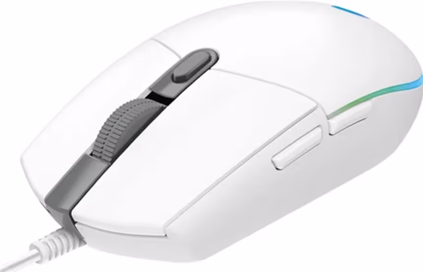 Logitech G G102 Lightsync Blanc - vue 2