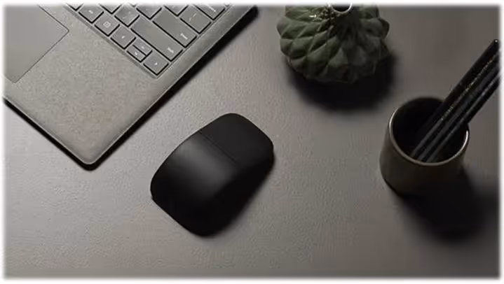 Microsoft Arc Mouse Noir - vue 4