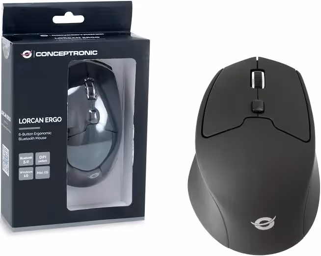 Conceptronic Lorcan 1600DPI Noir - vue 5