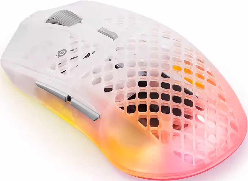 SteelSeries Aerox 3 Wireless Gen 2 Transparent - vue 5
