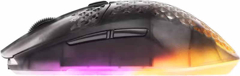 SteelSeries Aerox 3 Wireless Gen 2 Noir Transparent - vue 5