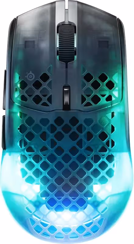 SteelSeries Aerox 3 Wireless Gen 2 Noir Transparent - vue 2