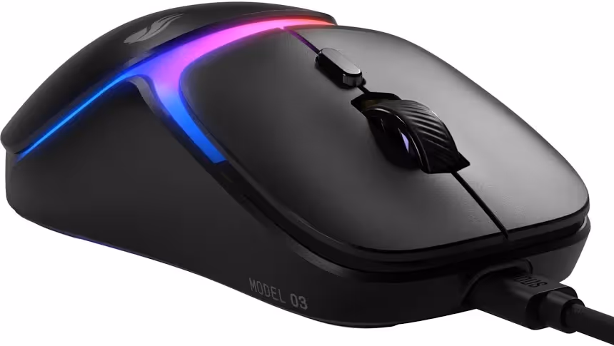 GLORIOUS Model O3 Wired Noir - vue 4